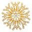 Picture of Large Sunshine Brooch Gold Plated