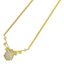 Picture of Vintage Bold Flower Necklace Gold Plated