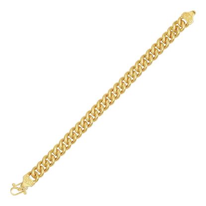 Picture of Classic Thick Curb Chain Bracelet Gold Plated