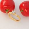 Picture of Classic Six Prong Solitaire Ring Gold Plated