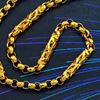 Picture of Mix Bamboo & Round Link Chain Necklace Gold Plated (Kendi Rotan)