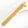 Picture of Large Ketum Leaves Bracelet Gold Plated