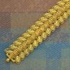 Picture of Large Ketum Leaves Bracelet Gold Plated