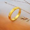Picture of Textured Star with Simple Lines Ring Band Gold Plated