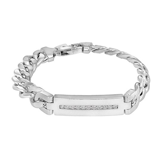 Picture of RHODIUM PLATED BRACELET MEN JEWELLERY (BT5125)