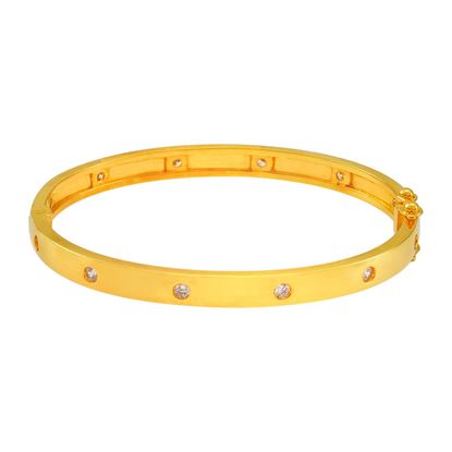 Picture of Simple CZ Classic Bangle Bracelet