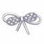 Picture of RHODIUM PLATED MINI BROOCH JEWELLERY (BH5158)