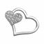 Picture of RHODIUM PLATED MINI BROOCH JEWELLERY (BH5166)