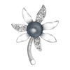 Picture of RHODIUM PLATED MINI BROOCH JEWELLERY (BH5160)