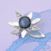 Picture of RHODIUM PLATED MINI BROOCH JEWELLERY (BH5160)